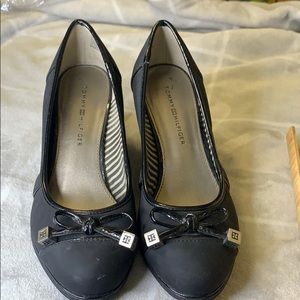 Tommy Hilfiger wedge shoes. Synthetic material